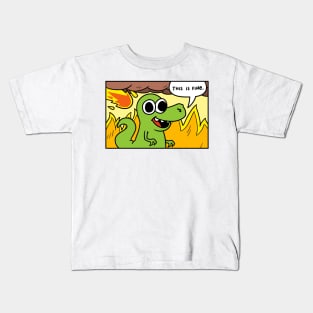 Dinoptimist Kids T-Shirt